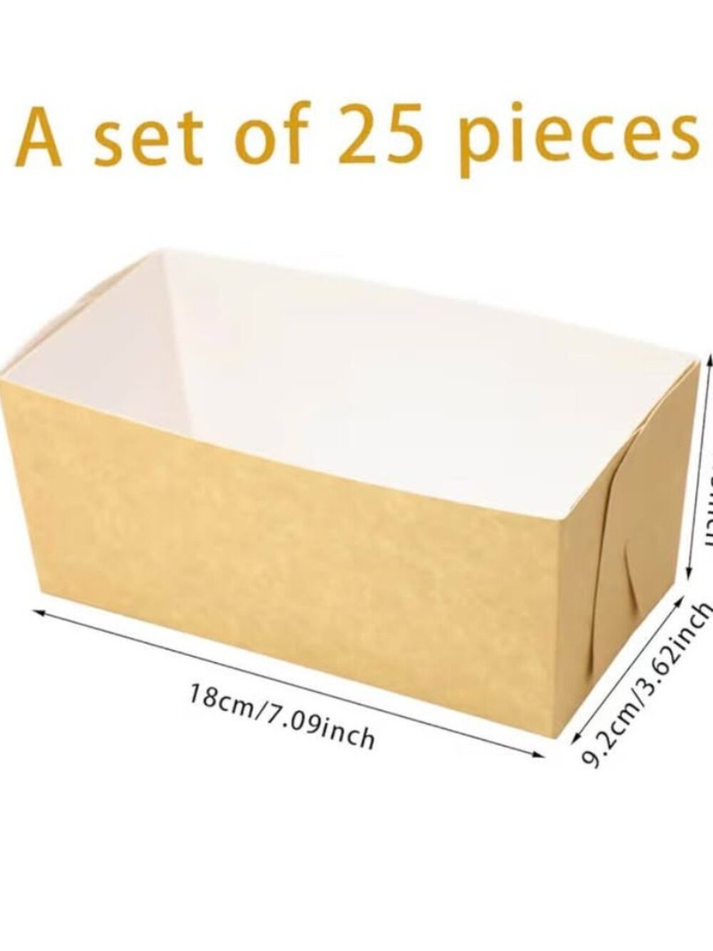 Disposable paper loaf pans